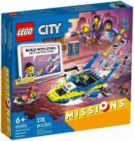 Конструктор Lego City Missions Water Police Detective Missions (60355)