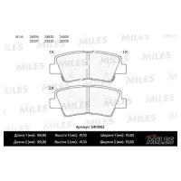 Колодки тормозные (Новая смесь) HYUNDAI SOLARIS 10-/SONATA V (NF) 05-/KIA SOUL 09- задние E410062 MILES E410062