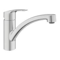 Смеситель для кухни Grohe Eurosmart, низкий излив, суперсталь 33281DC3