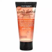 Aunt Jackie&#x27;s Curls & Coils, Don&#x27;t Shrink, Flaxseed Elongating Curling Gel, 3 oz (85 g)