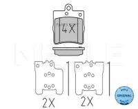 MEYLE Колодки CHRYSLER CROSSFIRE (07/03-12/07), MERCEDES-BENZ BM 170 (SLK) (09/96-04/04)