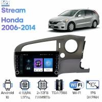 Штатная магнитола Wide Media Honda Stream 2006 - 2014 / Android 9, 9 дюймов, WiFi, 2/32GB, 4 ядра