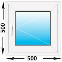 Пластиковое окно Melke одностворчатое 500x500 (ширина Х высота) (500Х500)