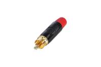 Rean RF2C-B-2 кабельный разъем RCA, черненый корпус, золоченые контакты