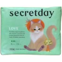 Хлопковые гигиенические прокладки Secret Day Sense S, 18 шт