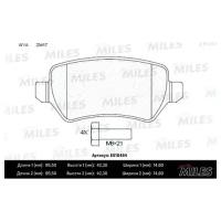 Колодки тормозные OPEL ZAFIRA 05- задние Ceramic MILES E510484