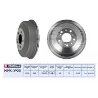 Тормозной барабан задн. Citroen Jumper I 94-, Fiat Ducato I-III 82-, Peugeot Boxer I 94- (M1900920) MARSHALL M1900920