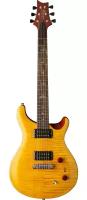 PRS SE Pauls Guitar Amber, с чехлом Электрогитара, корпус Красное дерево, топ - Клён, гриф - красное