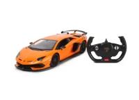 Машинка на радиоуправлении Rastar Lamborghini Aventador SVJ (арт.96000), 1:14(33 см). Двери НЕ открываются. Оранжевая