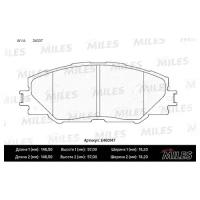 Колодки тормозные (Новая смесь) TOYOTA RAV 4 05 передние E400147 MILES E400147