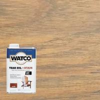 Тиковое тонирующее масло Watco Teak Oil + Stain 946 мл Камень плитняк 348758