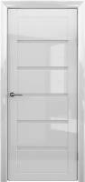 Межкомнатная дверь (комплект) Albero Вена покрытие Глянец / ПО Белый металюкс 60х200