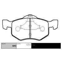 (старый номер CKF-17) Колодки тормозные CTR GK0162