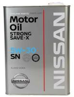 масло моторное nissan strong save x sn 5w-30 4 л klan5-05304