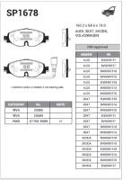 Колодки тормозные передние Sangsin Brake SP1678