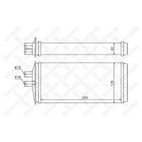 радиатор печки VW Caddy, Skoda Felicia 1.3/1.6 96-01 STELLOX 1035109SX