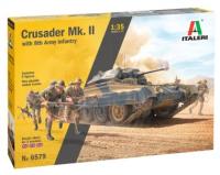 Italeri Танк Crusader Mk. II with 8th Army Infantry 1:35