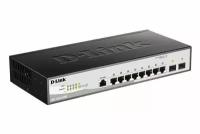 Коммутатор D-Link DGS-1210-10/ME 8G 2SFP управляемый