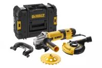 Углошлифовальная машина (болгарка) Dewalt DWE4257KT-QS, компл. д/шлифования