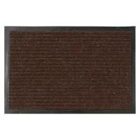 ANHUI IMPORT AND EXPORT CO.LTD Коврик грязезащитный размер 60х90см, дизайн коричневый (double stripe doormat)