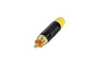 Rean RF2C-B-4 кабельный разъем RCA, черненый корпус