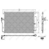 радиатор кондиционера 680x460x16 MB Sprinter III 06] STELLOX 8728002SX