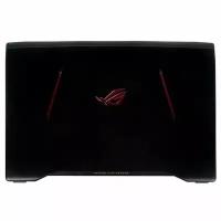 Крышка экрана Asus Rog GL702VS, GL702VM, GL702VT, GL702VI, GL702VMK, GL702ZC металлическая с серебристыми вставками (13NB0FV1AM0201)