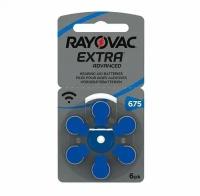 Батарейки для слуховых аппаратов Rayovac Extra 675 (60 шт)