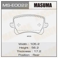 Колодки дисковые Masuma MASUMA MSE0022