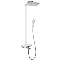 Душевая стойка для ванны Hansgrohe Raindance Select E 360 27113400 Showerpipe, белый/хром