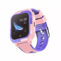 Детские умные часы Smart Baby Watch Wonlex CT11 GPS, WiFi, камера, 4G розовые (водонепроницаемые)