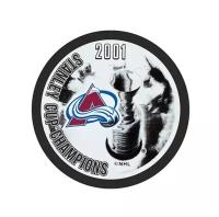 Шайба Rubena Colorado Avalanche Stanley Cup Champions 2001