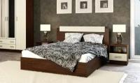 Двуспальная кровать Эко 1,4 м Венге/Лоредо