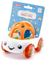 Детская погремушка-машинка "Пончик", первая игрушка для малыша