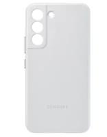 Чехол Samsung Leather Cover S22 светло-серый (EF-VS901)