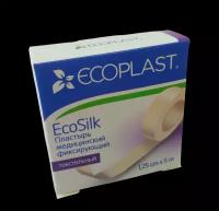 Ecoplast Пластырь EcoSilk медицинский фиксирующий текстильный 1,25 см х 5 м 1 шт