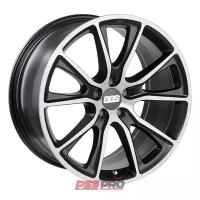 Колесный диск BBS SV 10x20 5*130 ET40 DIA71.6 Satin Black Diamond Cut