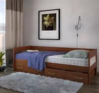 Кровать DreamLine Тахта с выкатными ящиками, Размер 120 x 190 см