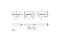 Колодки Тормозные Дисковые Задние Подходят Для Toyota Corolla E12, Celica T23 An-635wk Akebono арт. AN-635WK