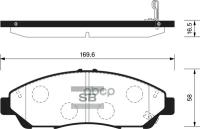 Колодки Honda Pilot 08-> Sangsin brake арт. SP1452