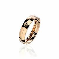 Обручальное кольцо из красного золота 585 пробы 01О710163. Размер 18.5