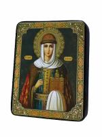 Освященная икона на дереве ручной работы - Святая Княгиня Ольга, арт И152-7