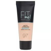 Матирующий тональный крем Maybelline Fit Me! для сужения пор тон 97 Natural Porcelain