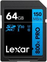 Lexar Pro 800x SDXC UHS-1 U3 V30 64 ГБ