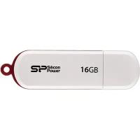 Флеш-память Silicon Power LuxMini 320 16Gb/USB 2.0/Белый (SP016GbUF2320V1W)