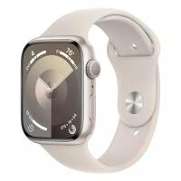 Умные часы Apple Watch Series 9 41 мм Aluminium Case, starlight Sport Band S/M