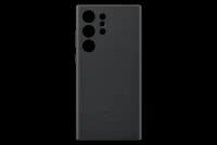 Чехол-накладка Samsung Leather Case S23 Ultra, чёрный