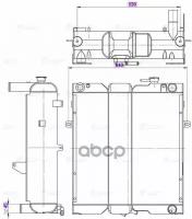 Радиатор Охл. LUZAR арт. LRC3117