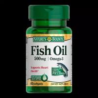 Nature's Bounty Fish Oil Omega-3 Рыбий Жир Омега-3 капсулы массой 710 мг 60 шт