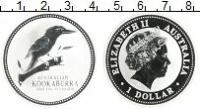 Клуб Нумизмат Монета доллар Австралии 2003 года Серебро Кукабарра
